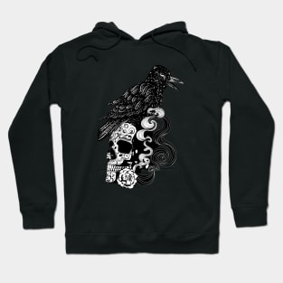 Ghosts and crow Hoodie